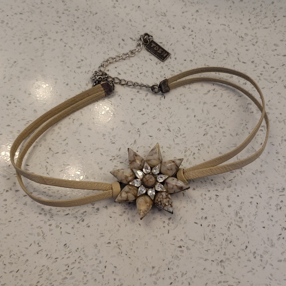 Leather/Shell Choker - image 7